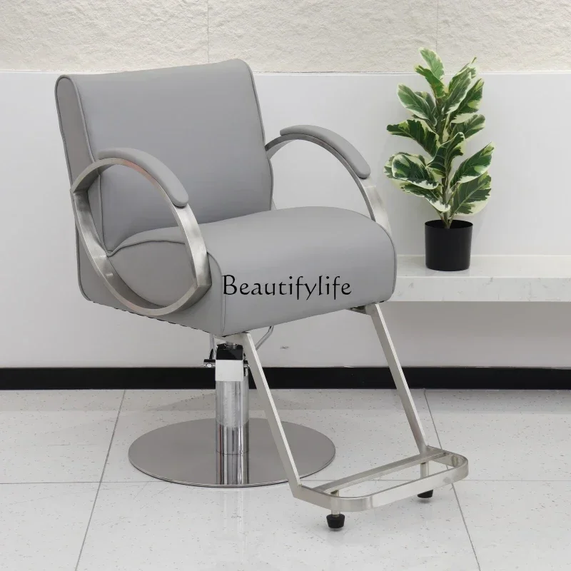 

Barber Shop Chair for Hair Salon Lifting Rotating Guest High-End Perm Dyeing Area Hair Cutting Seat