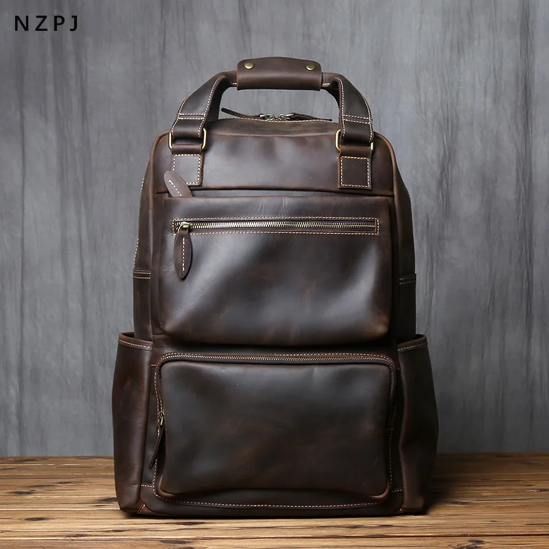 computer leather backpack Latico Leathers Explorer Laptop padded shoulder straps with a length of approximately 50 inches Bostanten Structured Work Backpack Woman