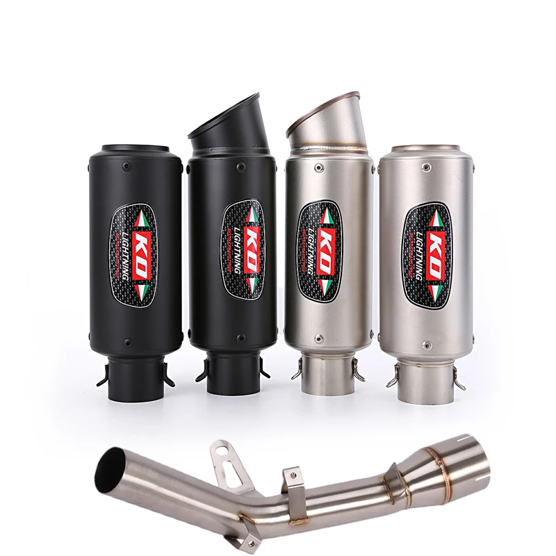 

Для Kawasaki Z900RS 2018-2023 51 мм мотоциклетный глушитель из нержавеющей стали, средняя труба, средняя труба, DB Killer