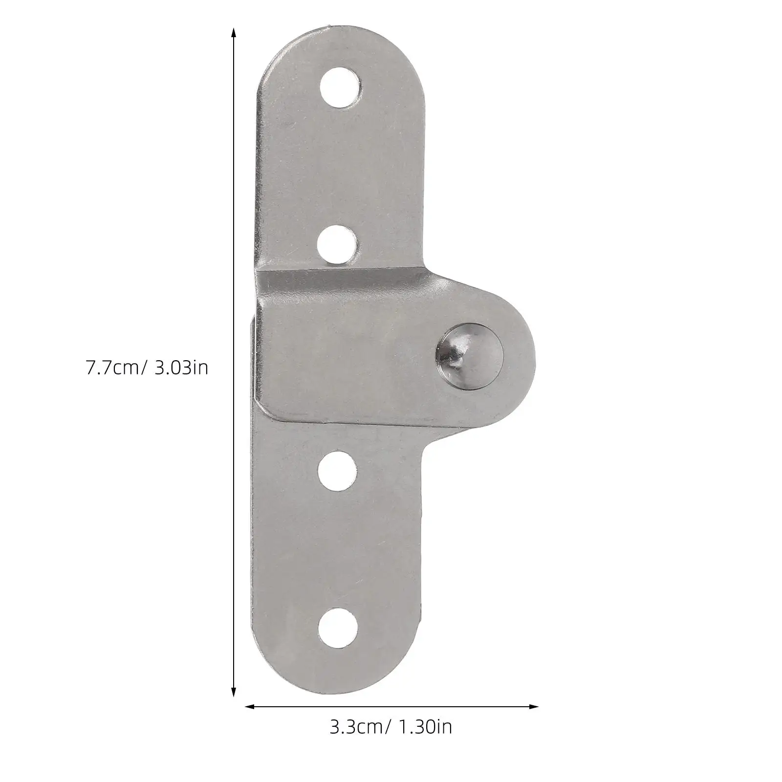 2 pçs mesa dobrável acessórios de ferragem escada passo dobradiça trapezoidal sótão puxar para baixo sistema ferro compacto fácil instalar multi