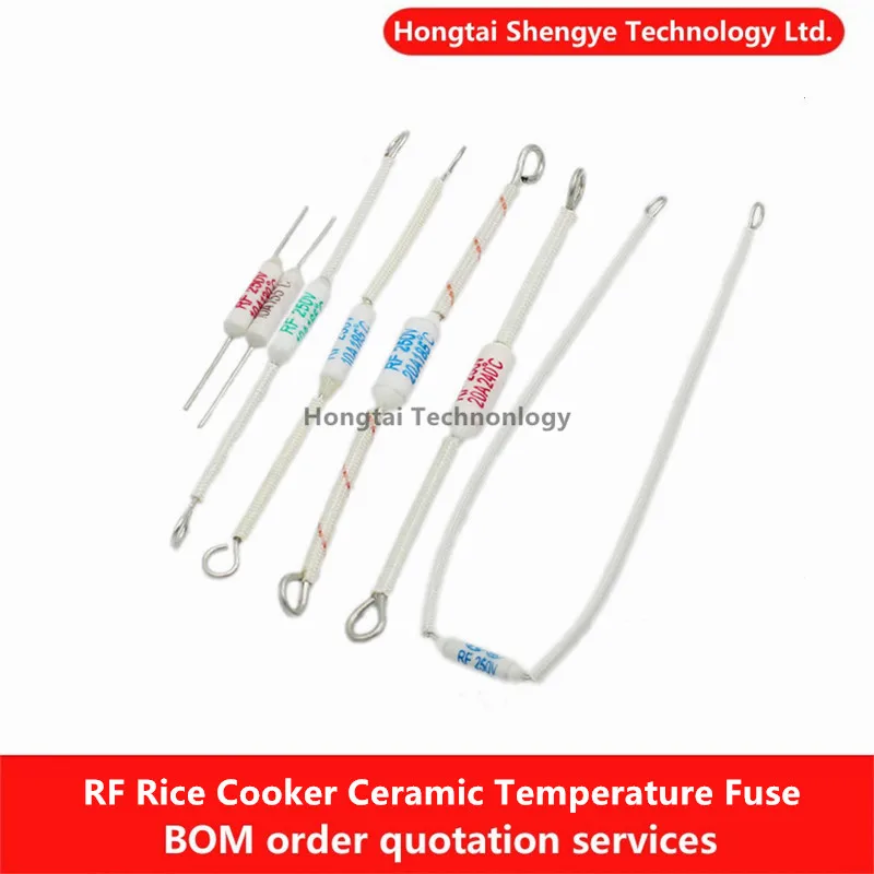 RF Rice Cooker Ceramic Temperature Fuse 130C/155C/165C/185C/20A/216C/240 degrees 10A/15A/20A/250V Fuse