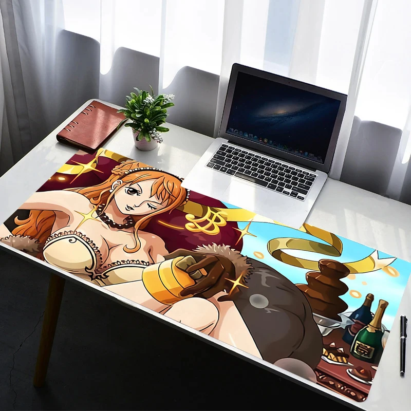 

Mouse Pad PC Accessories Non Slip Rubber Mousepad One Piece Nami Laptop Gamer Keyboard Pad Office Computer Gaming Desk Mouse Mat