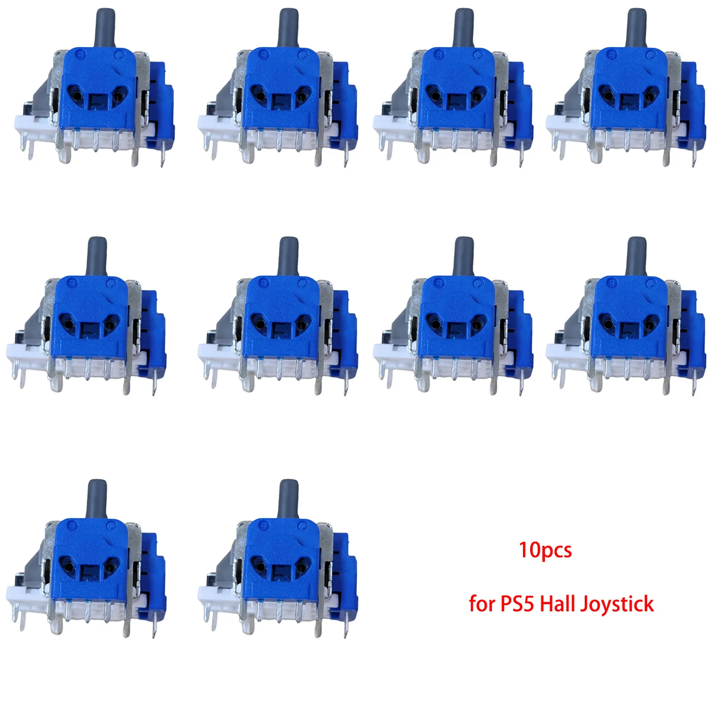 

10PCS Hall Joystick for PS5 Controller Electromagnetic Joystick Analog Sensor Potentiometer Anti-Drift 3D Joystick