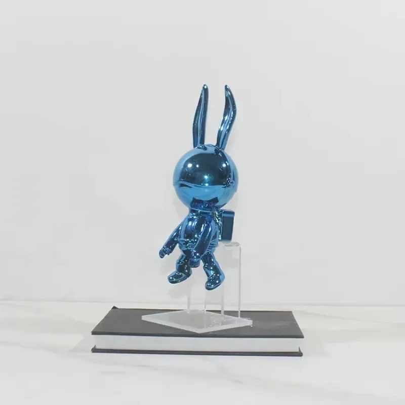 Simple modern creative cartoon rabbit ornament electroplating model living room porch model room jewelry soft decoration jewelry