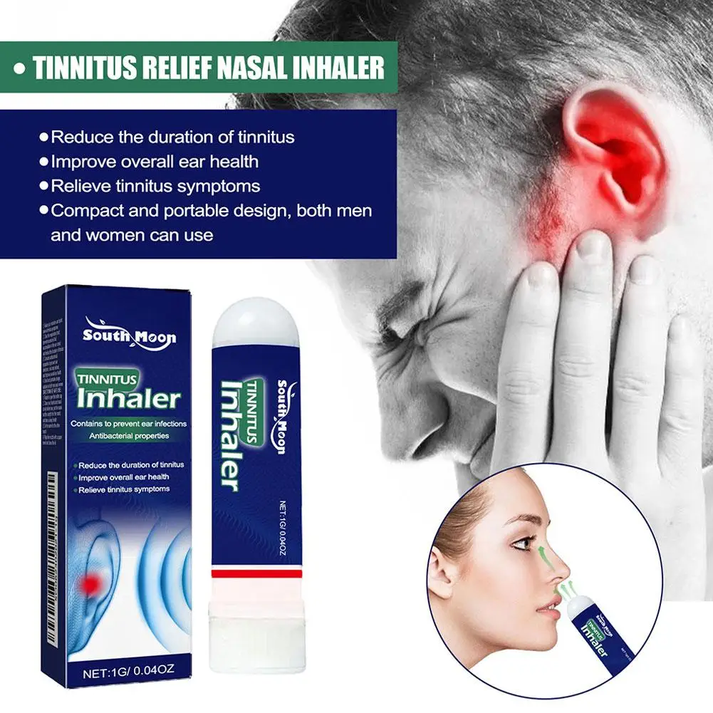 Inhaladores nasales para aliviar el Tinnitus, 10 piezas, tratamiento para aliviar la picazón auditiva, duro, saludable, cuidado del oído