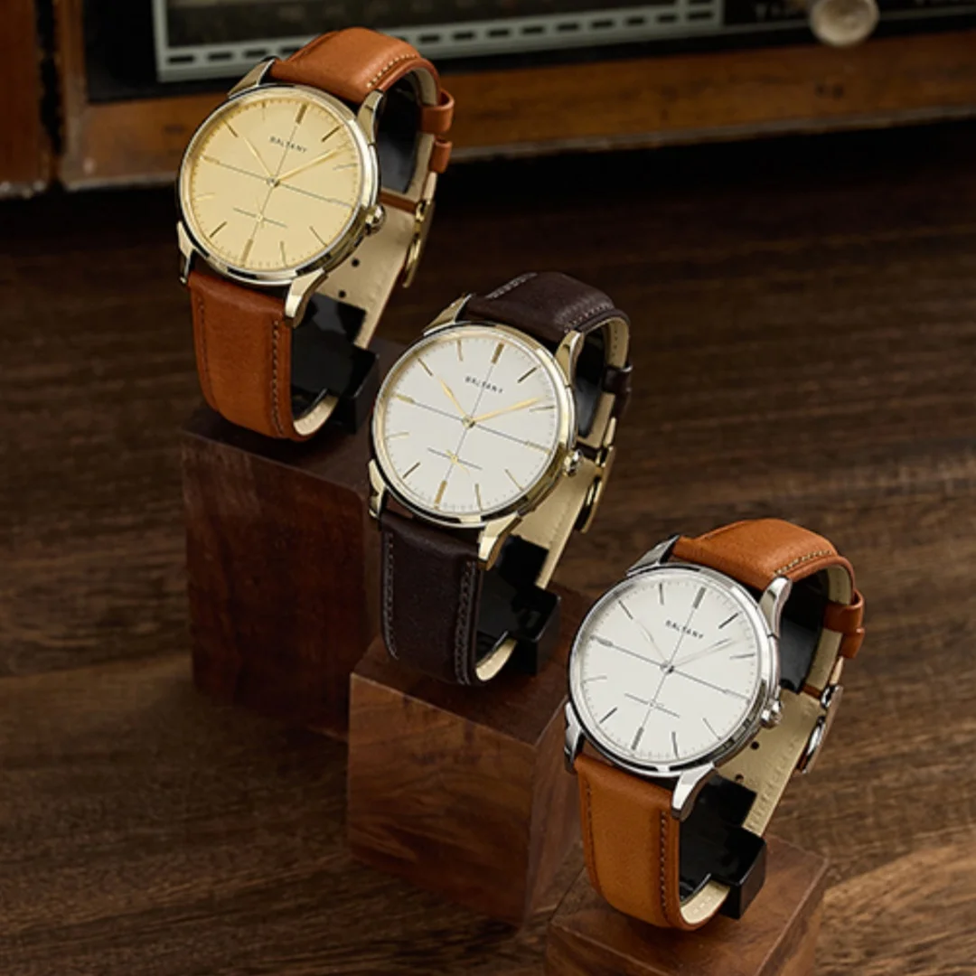 Baltany 2025 Jam Tangan Mekanis Otomatis Pria Baru ST1701 S4092 Dial Crosshair Detik Kecil Retro Gaun Kedap Air Reloj Hombre