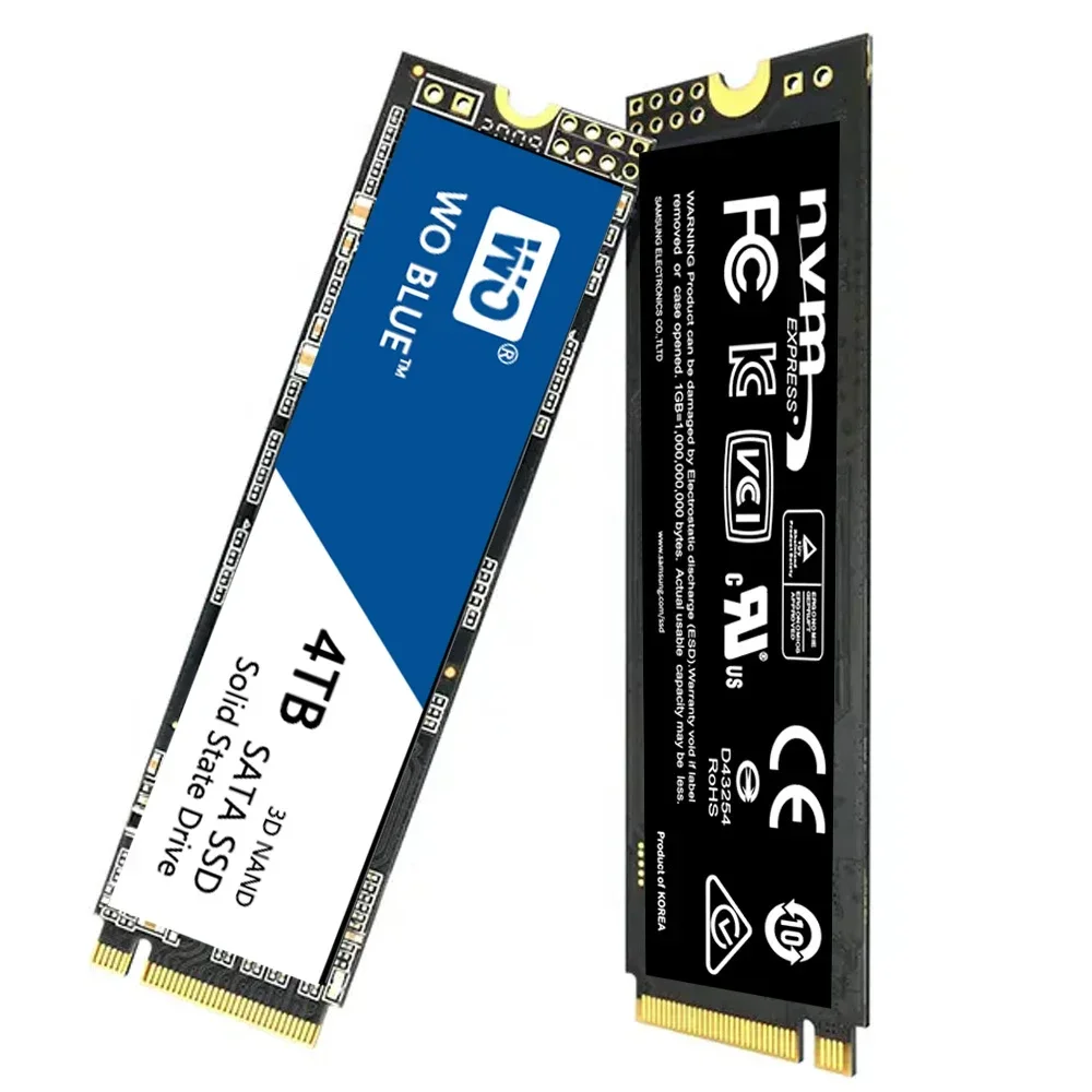 Imagem -02 - Nvme Azul 2.0 Ssd M.2 2280 Pcie Gen 4.0x4 Mais Novo wo Nvme 2024 pc Laptop e Ps5 Ssd 2100 Mbps 600tbw 3g 102000hz 8tb 4tb 2tb 1tb wo