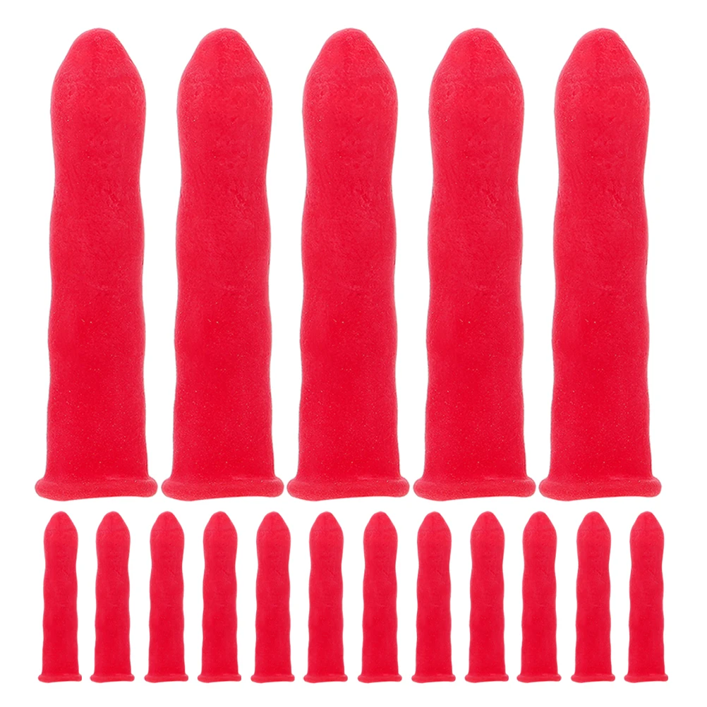

40pcs Caulk Cap Covers Sealer Protective Keeper for Tubes Red Reusable Caulking Tip Sealant Filler