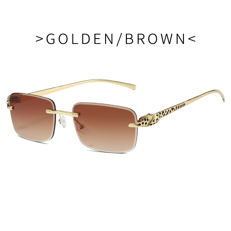 بدون شفة المعادن مربع النظارات الشمسية النساء الرجال خمر موضة ظلال بركة حفلة نظارات شمسية سيدة رجل UV400 نظارات واقية