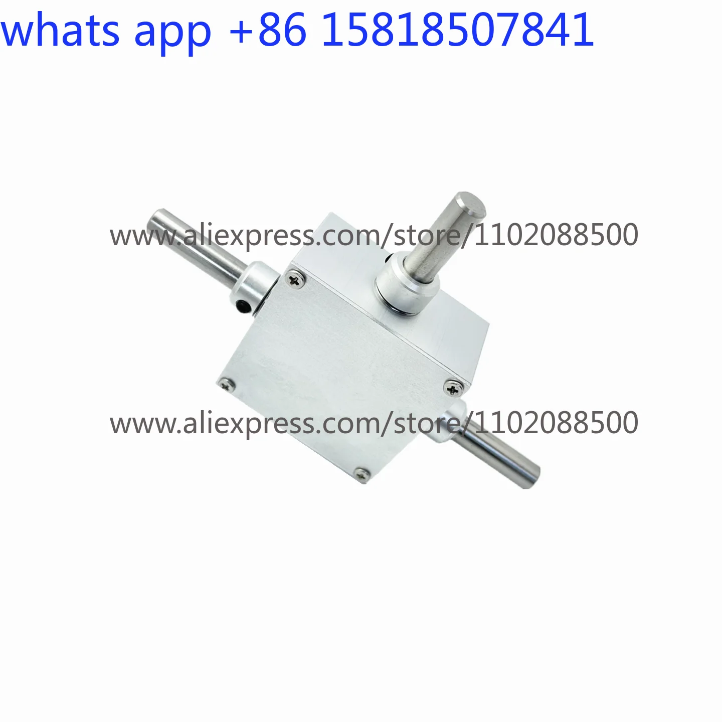 

Маленький угловой редуктор с прямым углом 90 градусов, Т-образный, с одним входом и двумя выходами