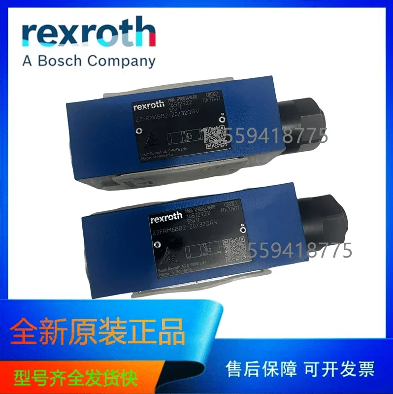 2025 Z2FRM6BB2-20/32QRV Stacked One-way Throttle Valve R900549688 Original REXROTH