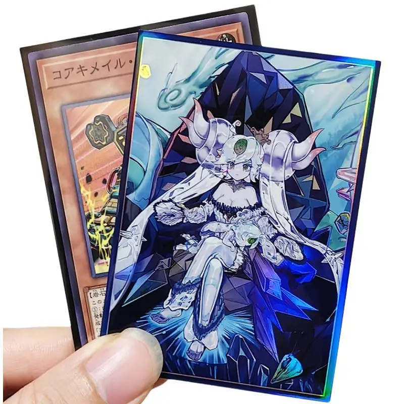 Yu-Gi-Oh Card Holder Traptrix Centurion Icejade Aegirine Rahn Tcg Protective Cover 100 Sheets Action Toy Figures Game Collection