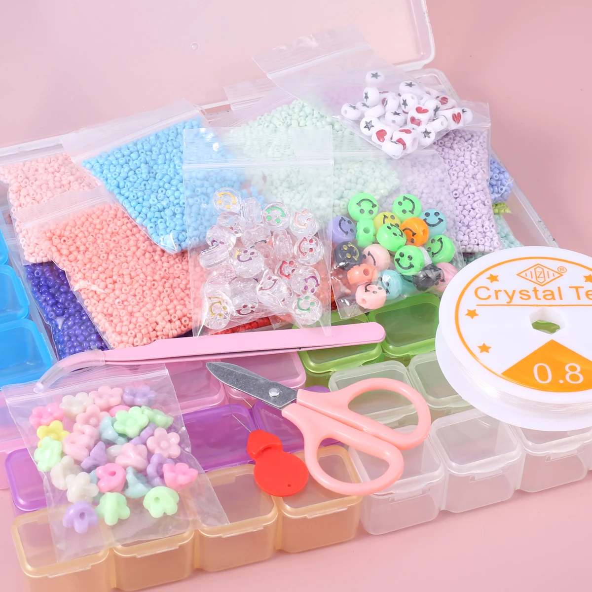 

Rainbow Rubber Loom Band Woven DIY Bracelet Set Puzzle Toy Handmade Material Bag Set for DIY Jewelry Making Accessories Gifts