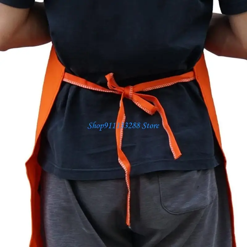 

G88D термостойкий сварочный защитный фартук с регулируемыми ремнями, огнестойкая ткань для промышленных рабочих, дышащая