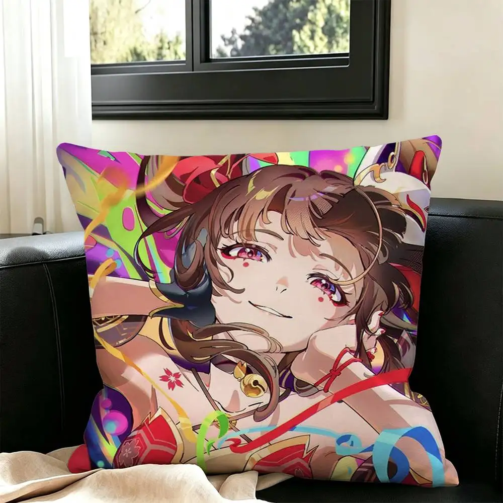 Sparxie Sparkle HSR  Pillow Case Square Double-Sided Sofa Cushion Cover Bedroom Bedside Pillow