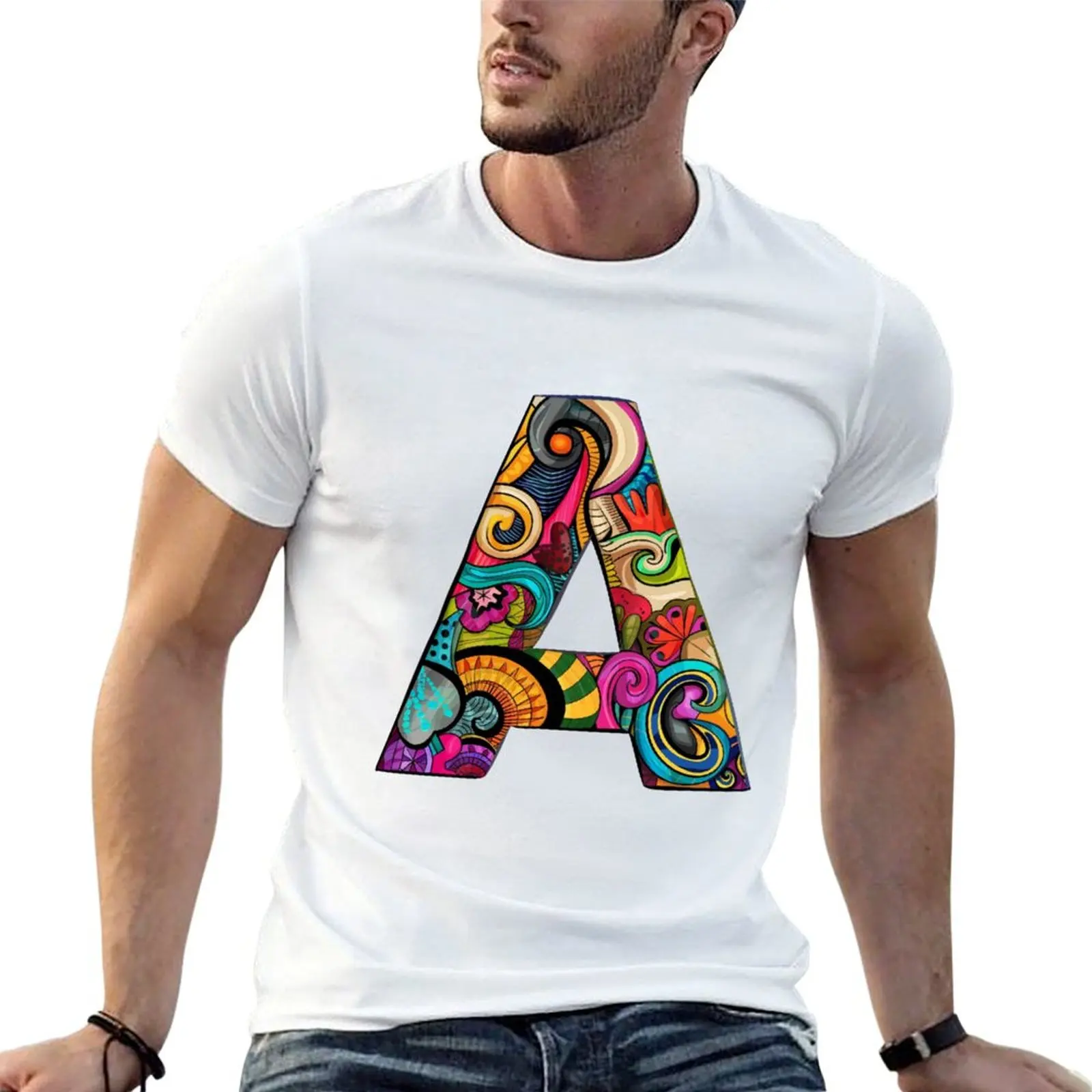 Monogram A Astarte T-Shirt Breathable Mesh Panel T-Shirt