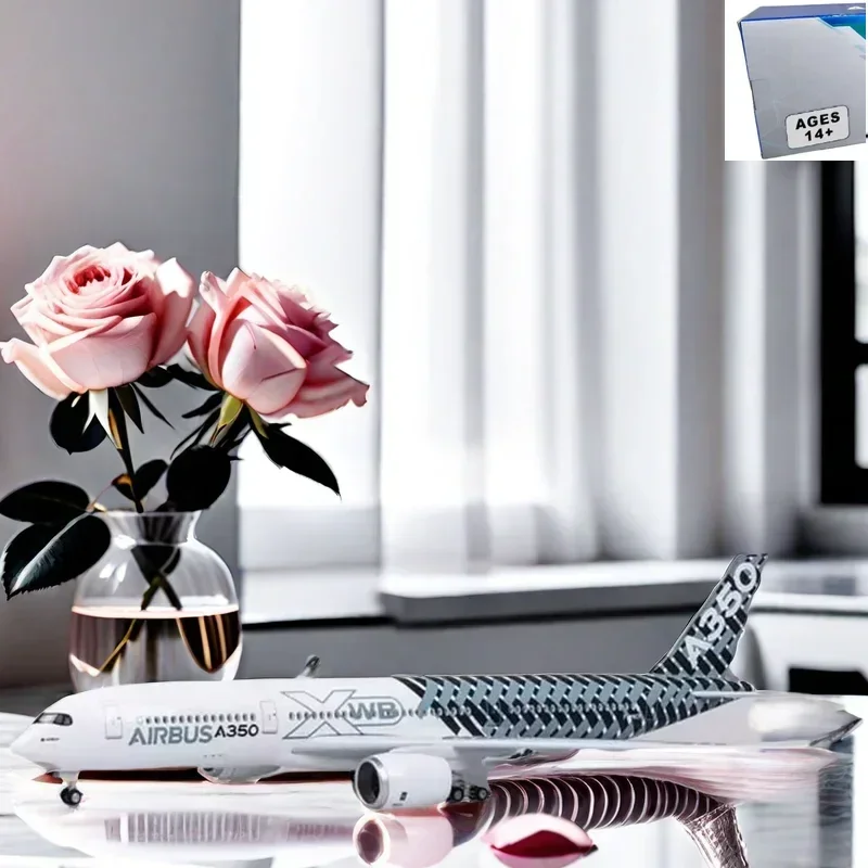 

Scale Airplane 47CM 1/142 Airbus A350 Prototype XWB Airline Plane Model W Light Wheel Diecast Plastic Resin Plane For Collection