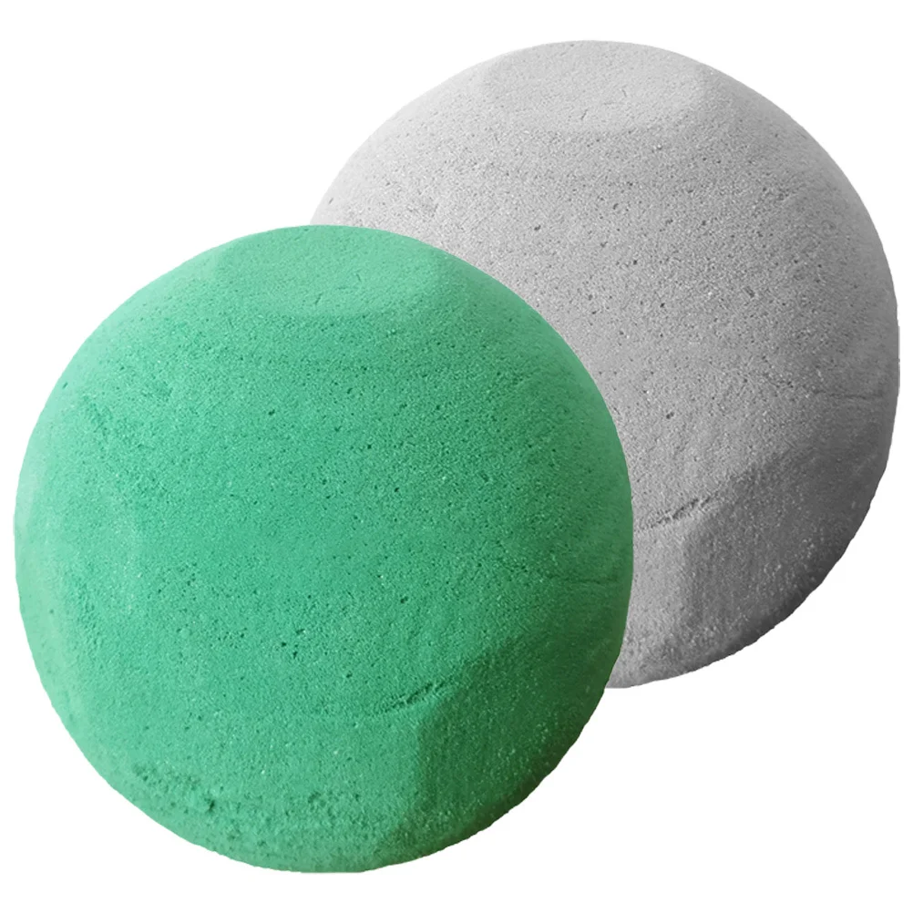 

2 шт. круглых пенопластовых шаров для флористики, впитывающие воду, для поделок, флористических композиций, декора цветочных магазинов