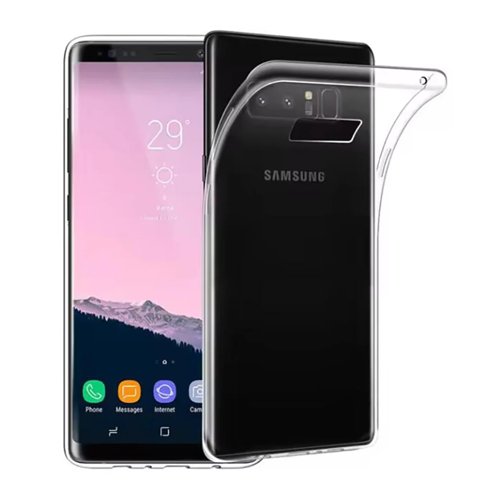 Fall prevention Clear Case For Samsung Galaxy S10 S10 PLus Transparent Soft Back Cover Thin Cover Shell