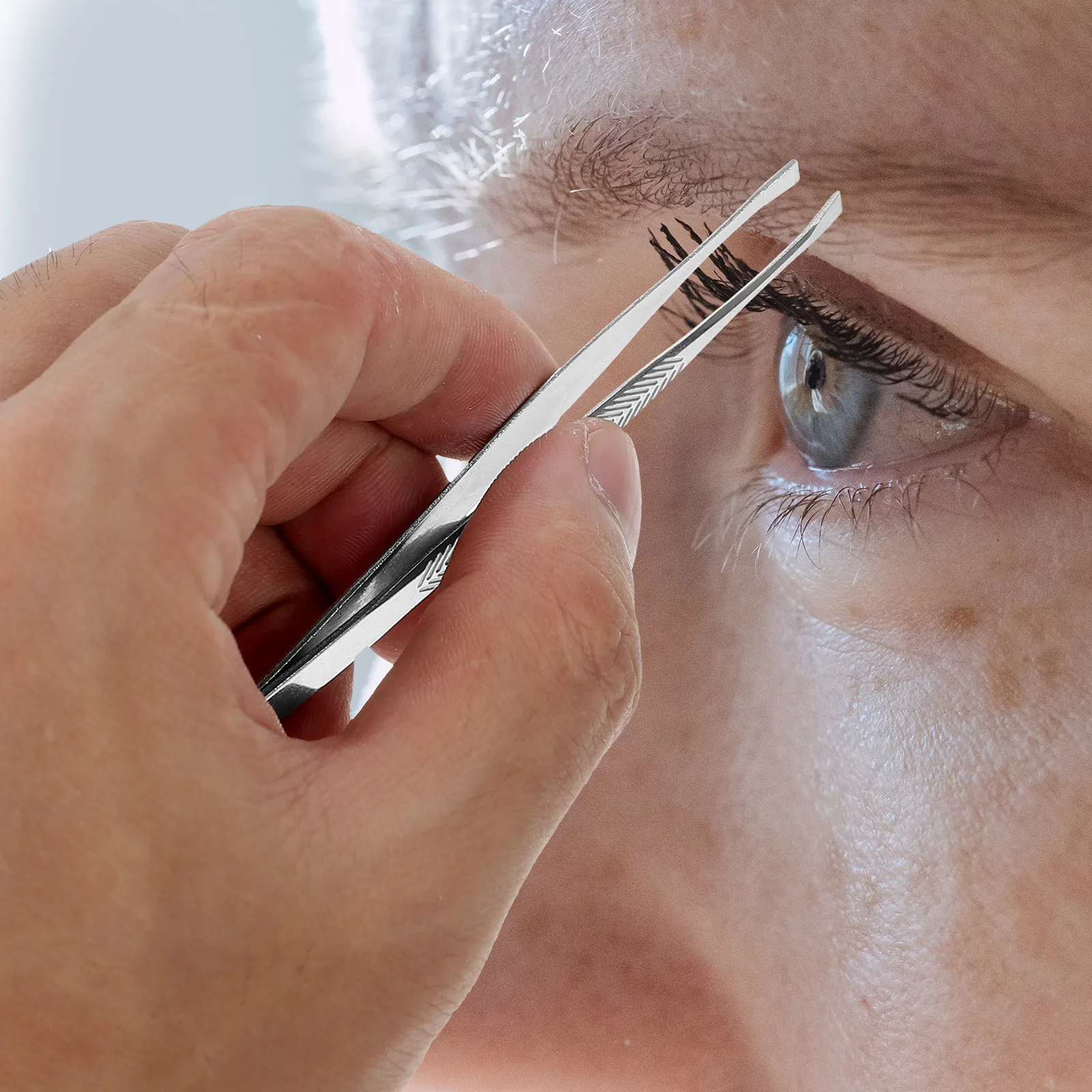 24 قطعة ملاقط حواجب عالية الجودة من الفولاذ المقاوم للصدأ تصميم متوازن للاستخدام المستقر مثالي لإزالة الشعر الشخصي أو الصالونات #3