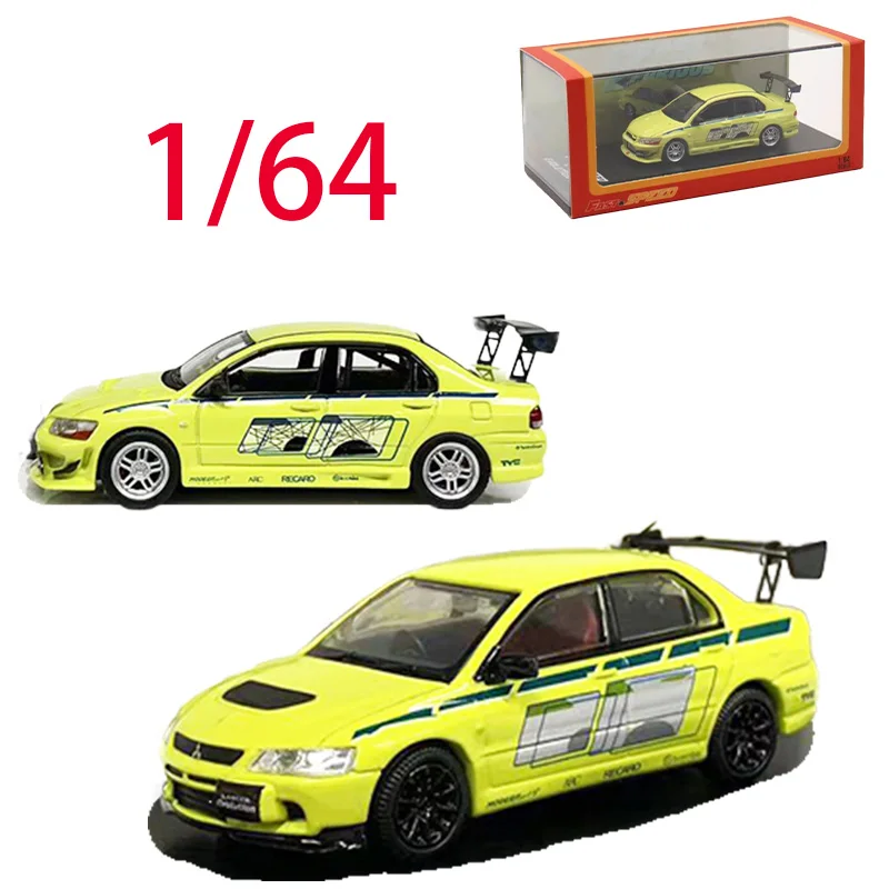 

Быстрая скорость, литье под давлением, масштаб 1/64, модель автомобиля из сплава Mitsubishi Lancer EVO 7, игровые транспортные средства, игрушки для мальчиков, оригинальная коробка