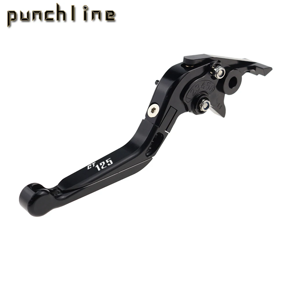 Fit CT125 Hunter Cub 2020-2022 Brake Handles For CT 125 Hunter Cub Folding Extendable Brake Lever 6