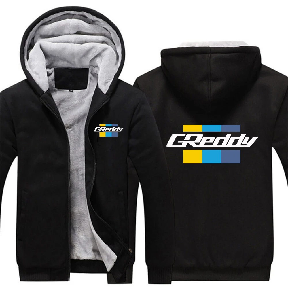 GReddy Turbo Systems Logo Men's thick pullover is suitable for adding insulation inside during winter hoodies jacket