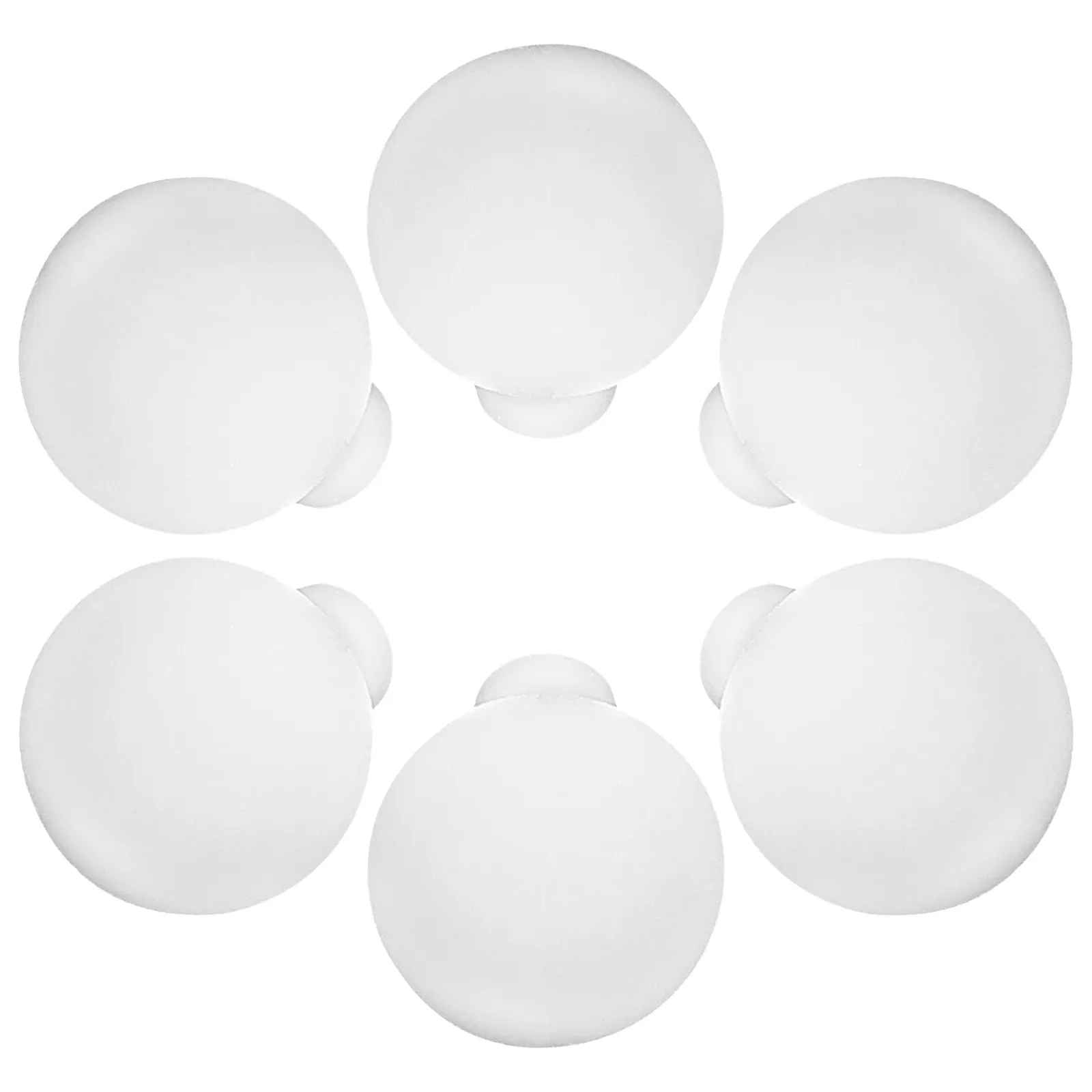 

100 шт. матовых шарообразных абажурных колпаков для гирлянд из АБС-пластика, миниатюрные, для самостоятельной сборки, для сказочных гирлянд, чехлы для ламп