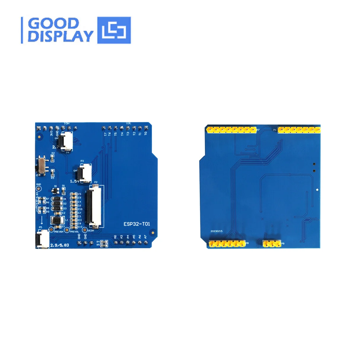 Imagem -04 - Placa Multifuncional do Adaptador da Conexão Esp32 do E-papel do Hat para o Painel de Toque da E-tinta Esp32-t01