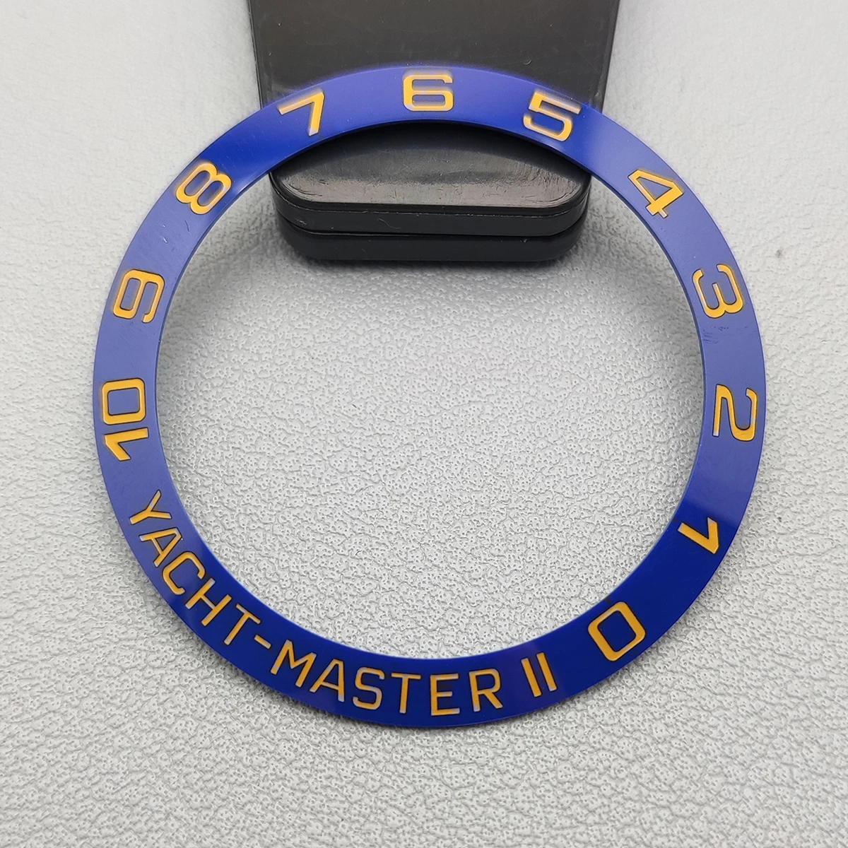 Imagem -02 - Assista Bezel Yacht-master ii Sub Azul Cerâmica Relógio Moldura Peças de Reposição Acessórios 38 mm 40 mm 42 mm