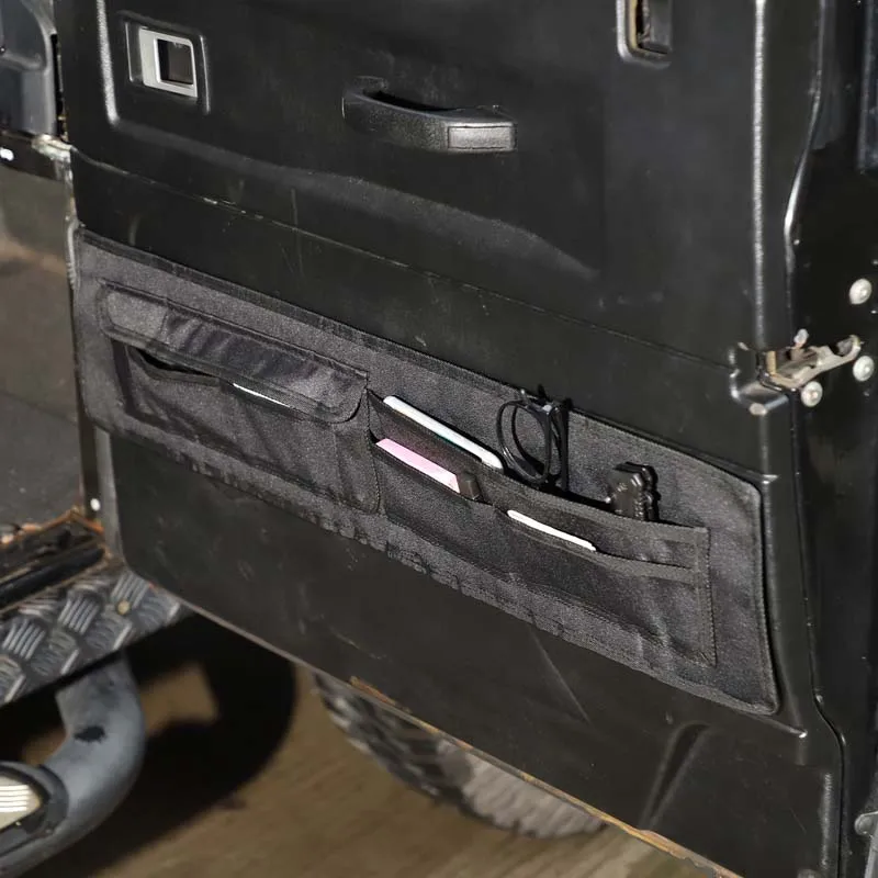 Image of Hängetasche aus Oxford-Stoff für die Vordertür des Autos, Werkzeug-Aufbewahrungsorganisator für Land Rover Defender 110 2004–2018, Zubehör zum Verstauen und Aufräumen