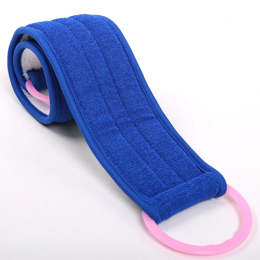 

Мужской артефакт для купания, синее банное полотенце, мягкий отшелушивающий инструмент для чистки спины, бытовой банный пуф, очищающее полотенце для гладкой кожи