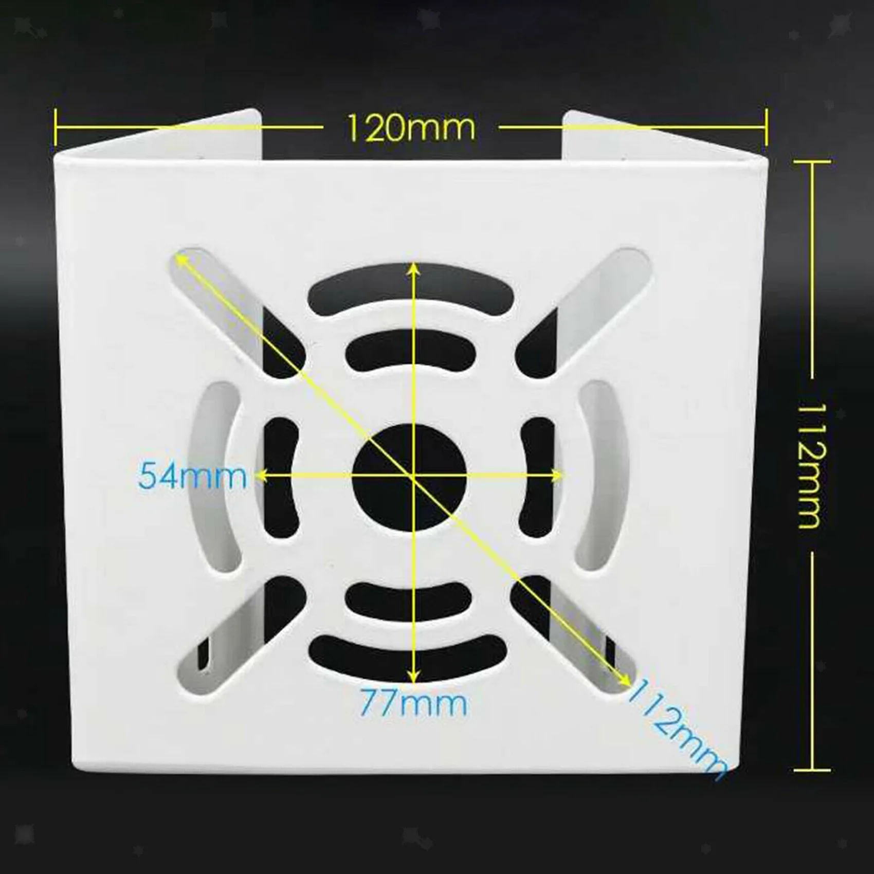 AA81-Universal Vertical Pole Mount Adapter, With 6 Loops, Wall Mounting Loop Bracket