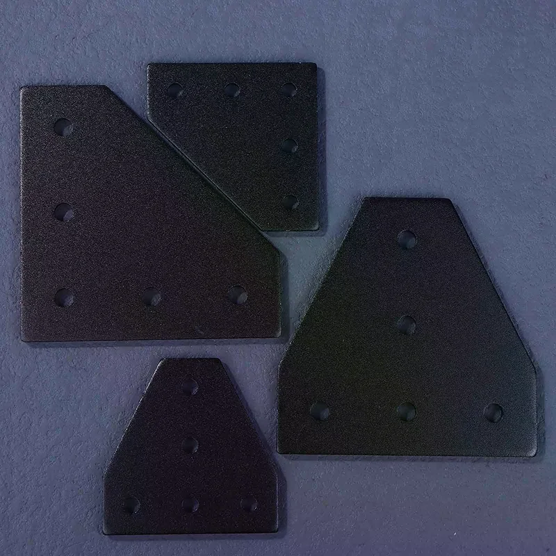 1Pc T/L Type 5 Hole Joint Board Plate Corner Angle Bracket Connection Joint Strip For 2020 3030 Aluminum Profile