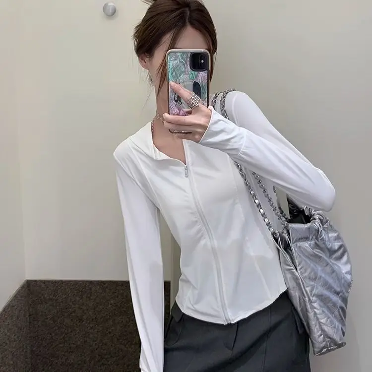 [yoga hoodie] cloud white