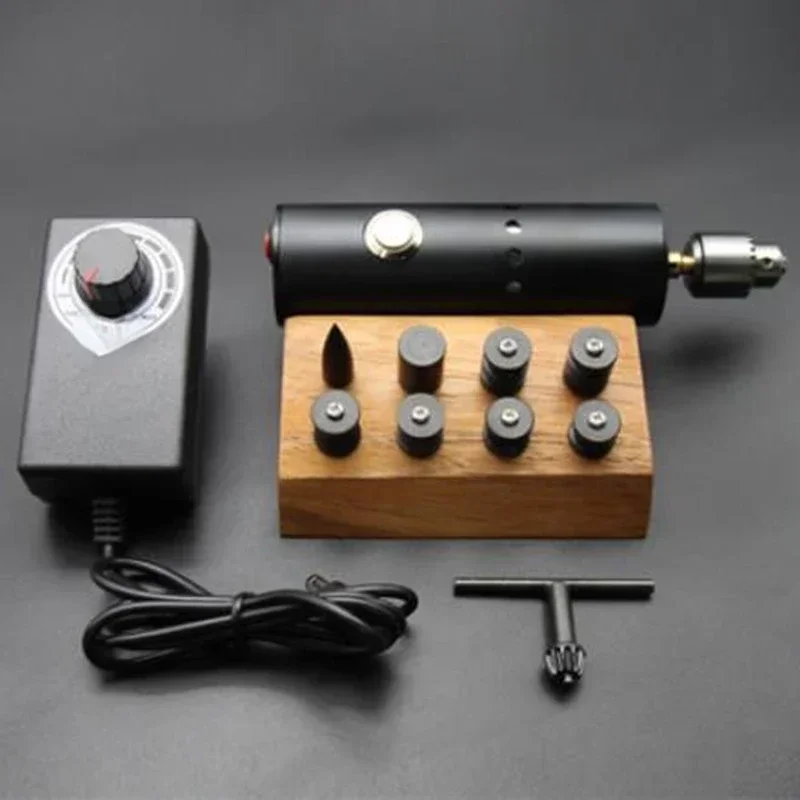 Tanned Leather Electric Edge Grinder Leather Polishing Burnishing Machine
