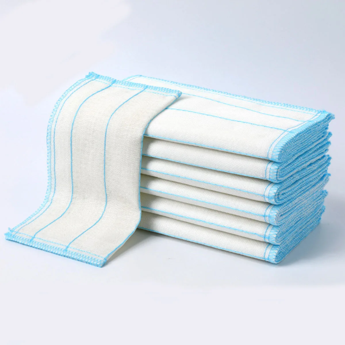 Anti-Oil Kitchen Towel  Microfiber Kitchen Cleaning Cloth thicken Absorbent Scouring Pad Kitchen Daily Dish Towel