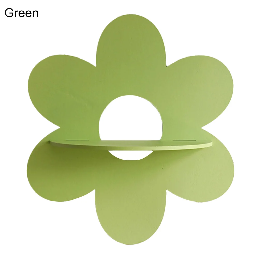 Dynamic Design Home Decor Office Decor Cute Wall Shelf Daisy Style Decor Excellent Craftsmanship Non-fading Paint