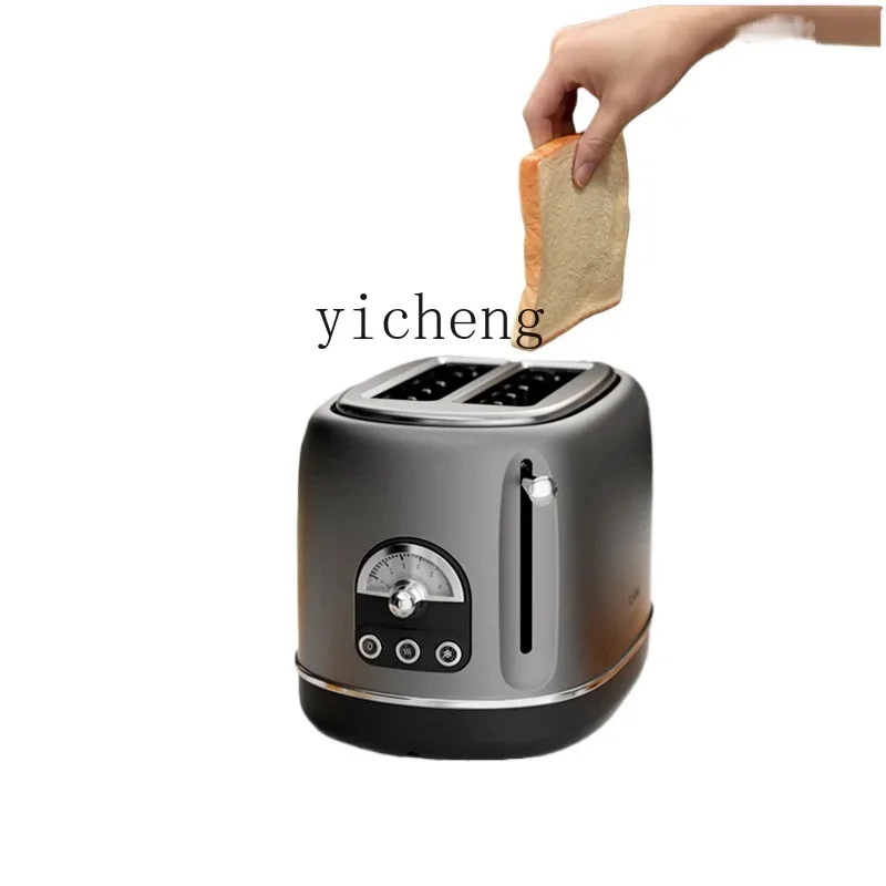 ZK Titanium Alloy Toaster Household Small Breakfast Machine Toaster Baking Slide Sandwich