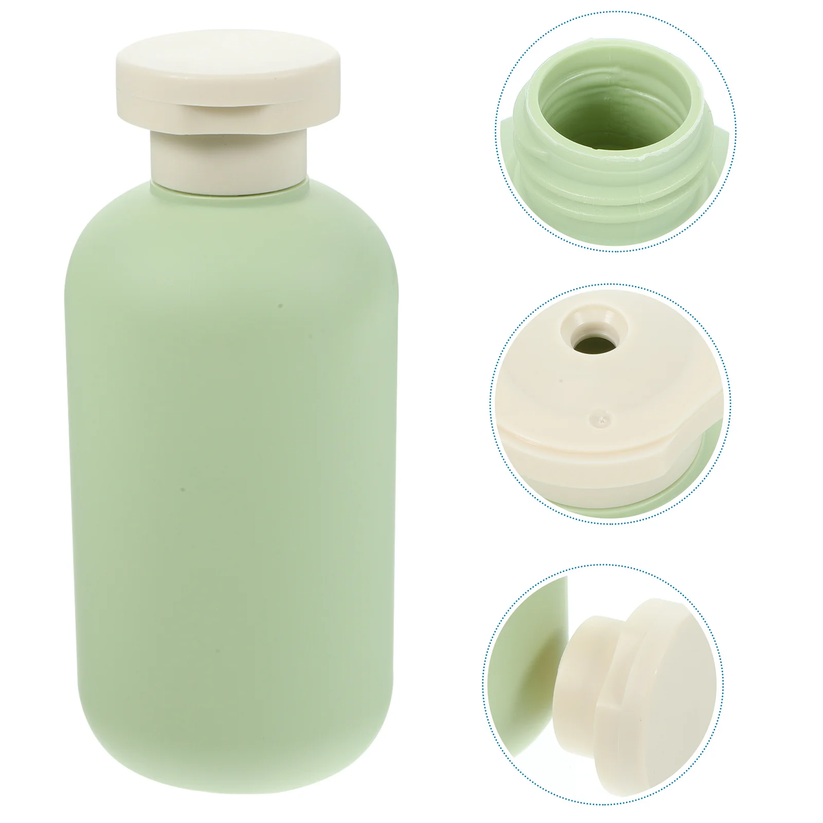 

2pcs Flip Cap Squeeze Bottles 200Ml Refillable Travel Lotion Containers For Shampoo Conditioner Body Wash Lightweight Durable