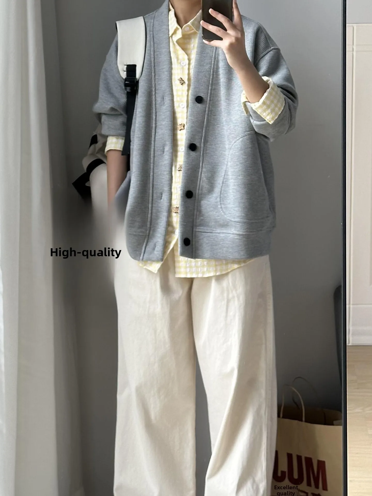 

ay V-Ne Knitted Open Cardigan Men's Sle Autumn Leisure Faion Japanese Cleanfit High-End Feeling Wfle Pattern Coat