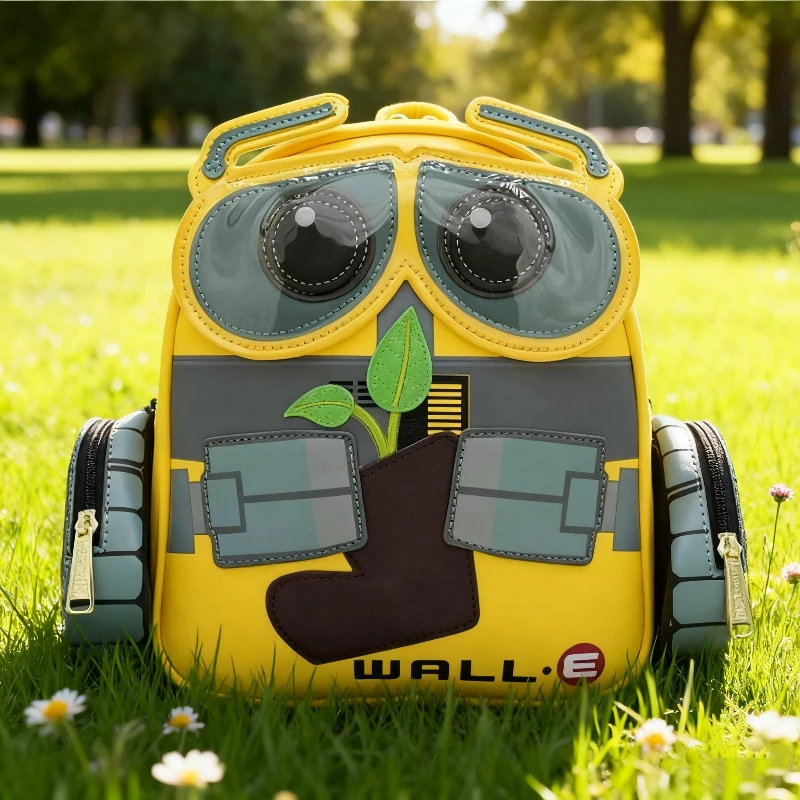 Loungefly Disney Wall E Mini Backpack Daypack Durable Casual Travel Bag Pixar Collectible Ideal Gift For Adult Outdoor Daily Use