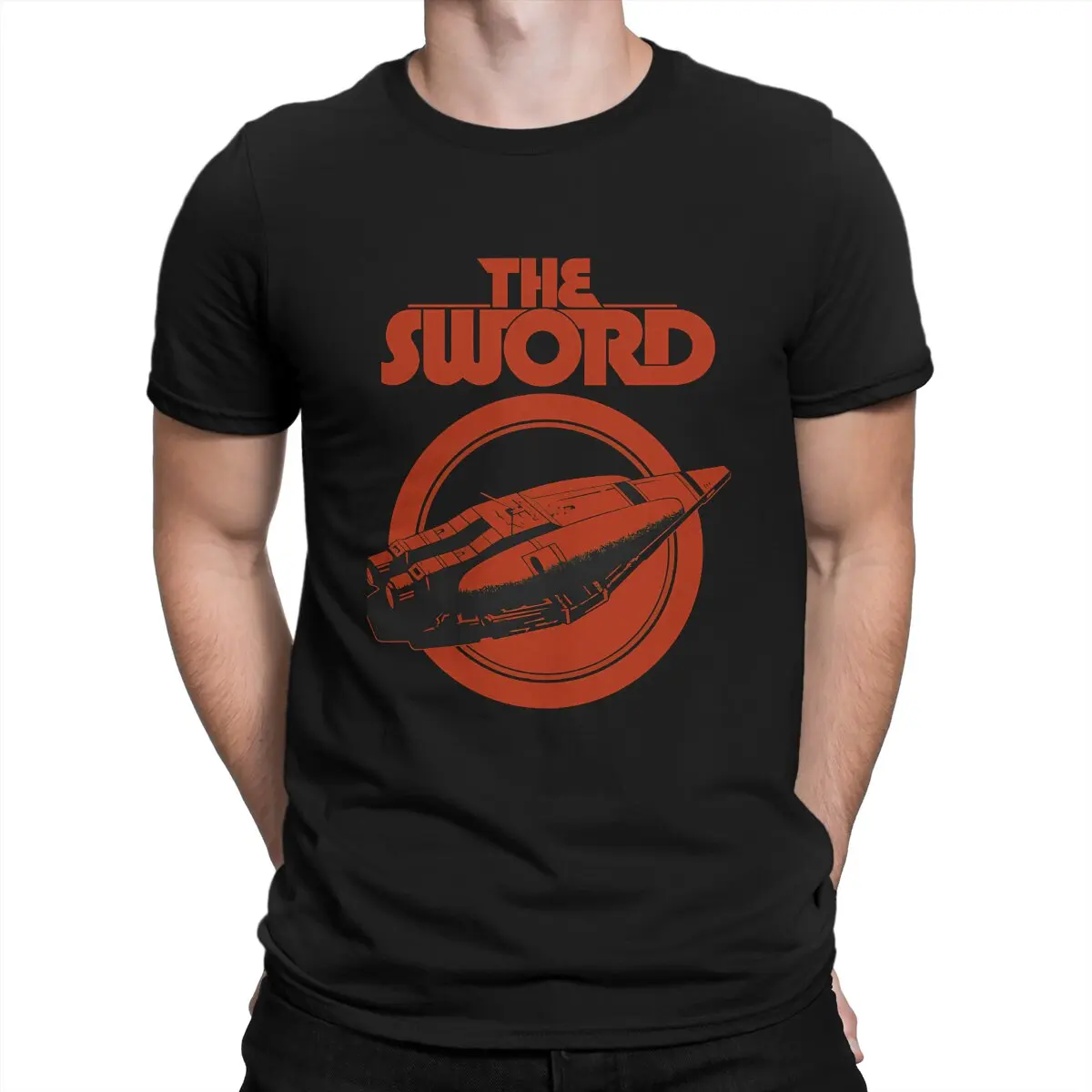 

Rock T-Shirt Men The Sword Band Novelty Pure Cotton Tee Shirt O Neck Short Sleeve T Shirts Gift Idea Clothing