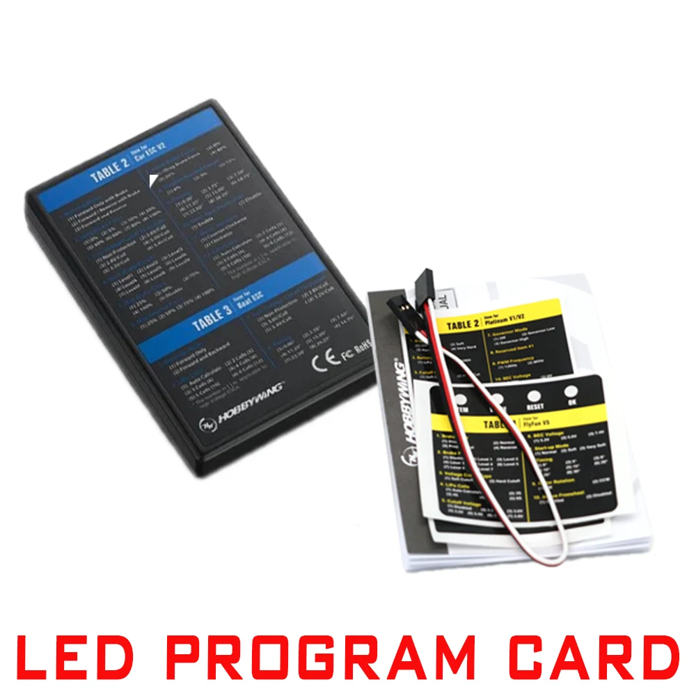 Hobbywing Led Program Box Rc Car Program Card 2c Programm For XERUN / Flyfun Series Brushless ESC Car Parts