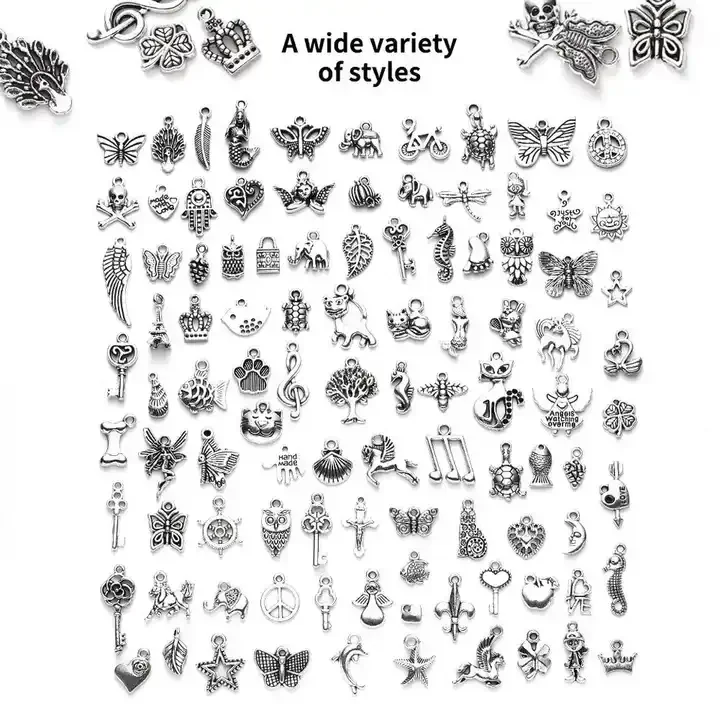 All Kinds Of Mixed Design For Metal Jewelry Accessories Pendant For Jewelry Necklace Charm Pendant Accessroy