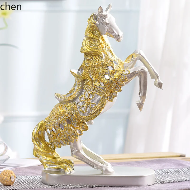 

YXY Wine Cabinet Decoration Ornament Horse Home Living Room Wealth-Attracting Desktop Small Decoration Craft