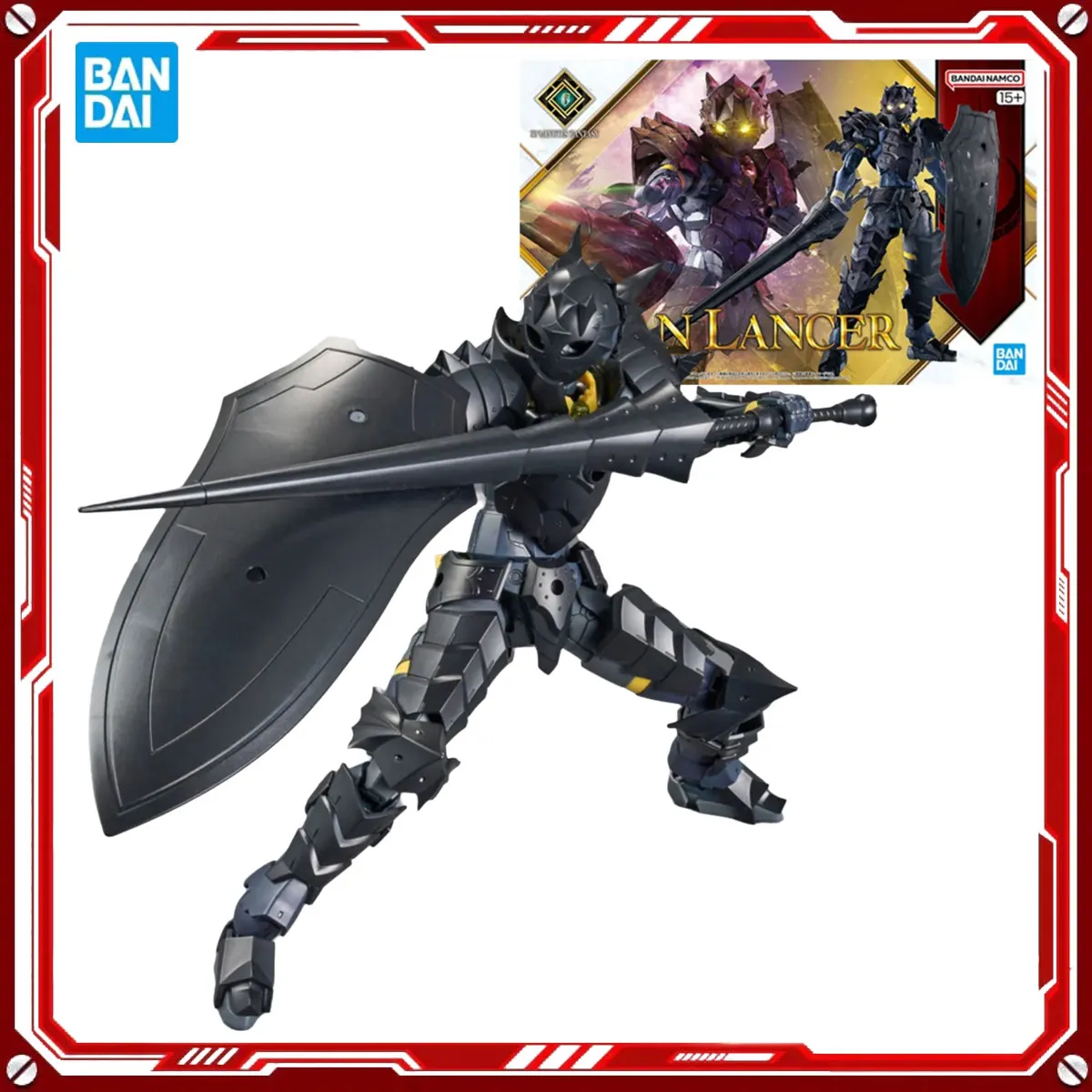 

Bandai Genuine 30 Minutes Fantasy Model Kits Rosan Lancer Toys 30MF Action Figure Assembly Model Gift for Kids Christmas present