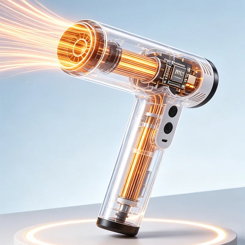 High-Speed Cordless Electric Hair Dryer Negative Ions Constant Temperature Rapid Drying Portable Travel Wireless Hair Blower