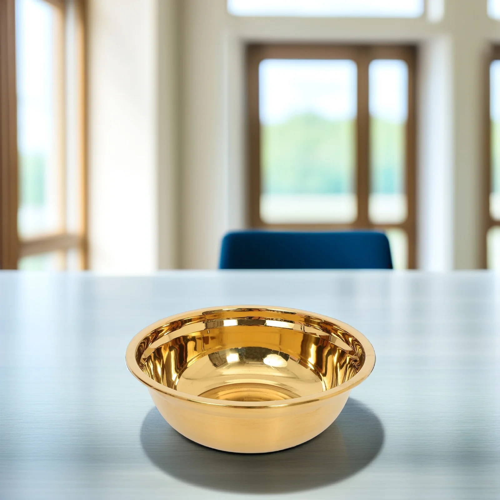 

Stainless Steel Basin Round Multipurpose Prep Bowl Salad Mixing Wash Tub for Kitchen Home Vegetable Washing