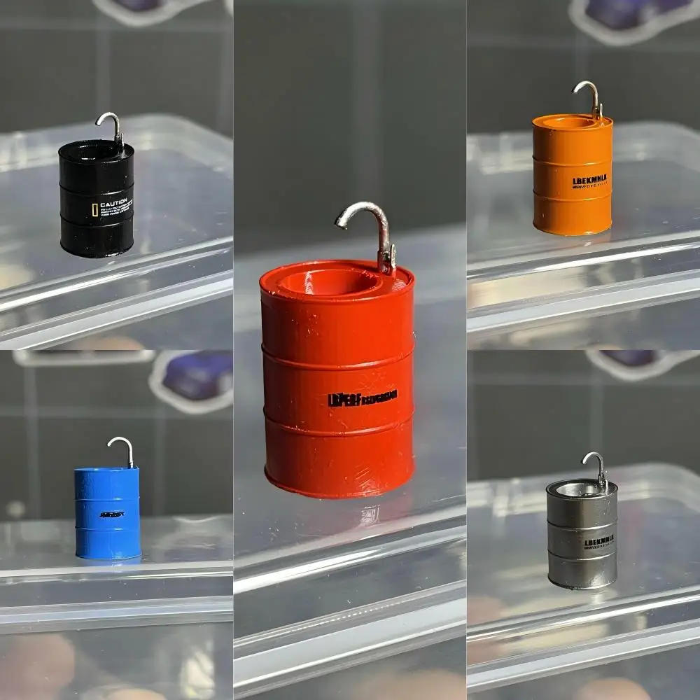 

Diorama 1:64 Oil Tank Washstand Model American Vintage Garage Scence Decoration Miniature Modifications Accessories Collecting